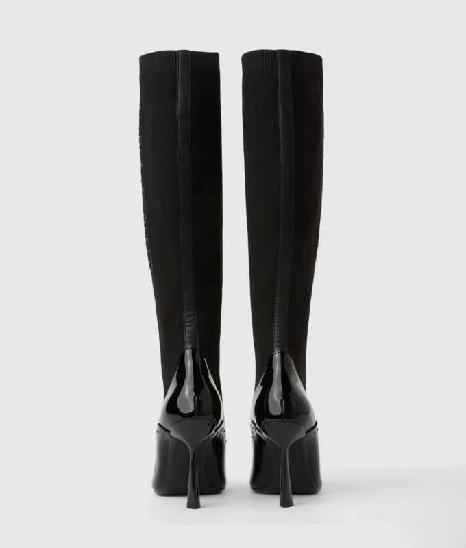 Pandara hohe Stiefel mit Nieten Pandara hohe Stiefel mit Nieten