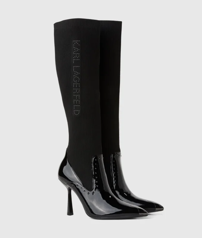 Pandara hohe Stiefel mit Nieten Pandara hohe Stiefel mit Nieten