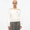 Paris Sketch Sweatshirt mit halbem Reißverschluss Paris Sketch Sweatshirt mit halbem Reißverschluss
