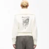 Paris Sketch Sweatshirt mit halbem Reißverschluss Paris Sketch Sweatshirt mit halbem Reißverschluss