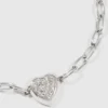 PAVÉ-HERZ-ANHÄNGER-ARMBAND PAVÉ-HERZ-ANHÄNGER-ARMBAND