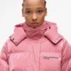 Perlmuttfarbene Pufferjacke Perlmuttfarbene Pufferjacke