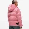 Perlmuttfarbene Pufferjacke Perlmuttfarbene Pufferjacke