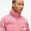 Perlmuttfarbene Pufferjacke Perlmuttfarbene Pufferjacke