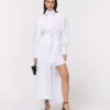 Plissee-Einsatz-Hemdkleid Plissee-Einsatz-Hemdkleid