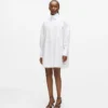 Plissee-Einsatz-Hemdkleid Plissee-Einsatz-Hemdkleid