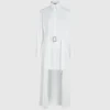 Plissee-Einsatz-Hemdkleid Plissee-Einsatz-Hemdkleid