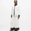 Plissierte Hose mit weitem Bein Plissierte Hose mit weitem Bein