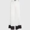 Plissierte Hose mit weitem Bein Plissierte Hose mit weitem Bein