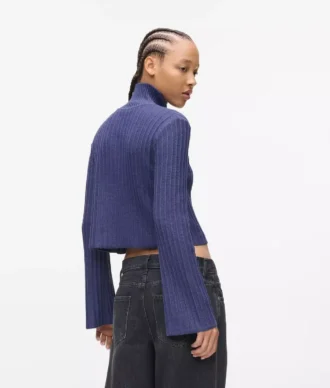 Plissierter Pullover Plissierter Pullover