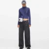 Plissierter Pullover Plissierter Pullover