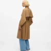 Plissierter Trenchcoat