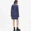 Plissiertes Strickkleid
