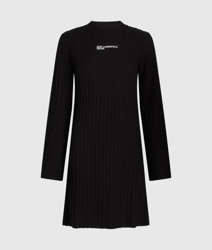 Plissiertes Strickkleid Plissiertes Strickkleid