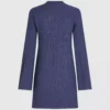 Plissiertes Strickkleid
