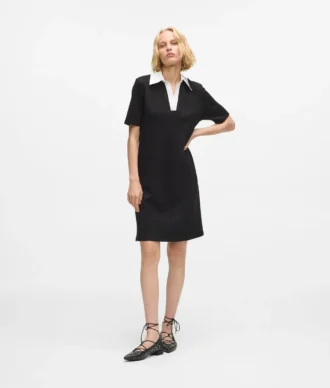 Polo-Kleid mit charakteristischem Kragen