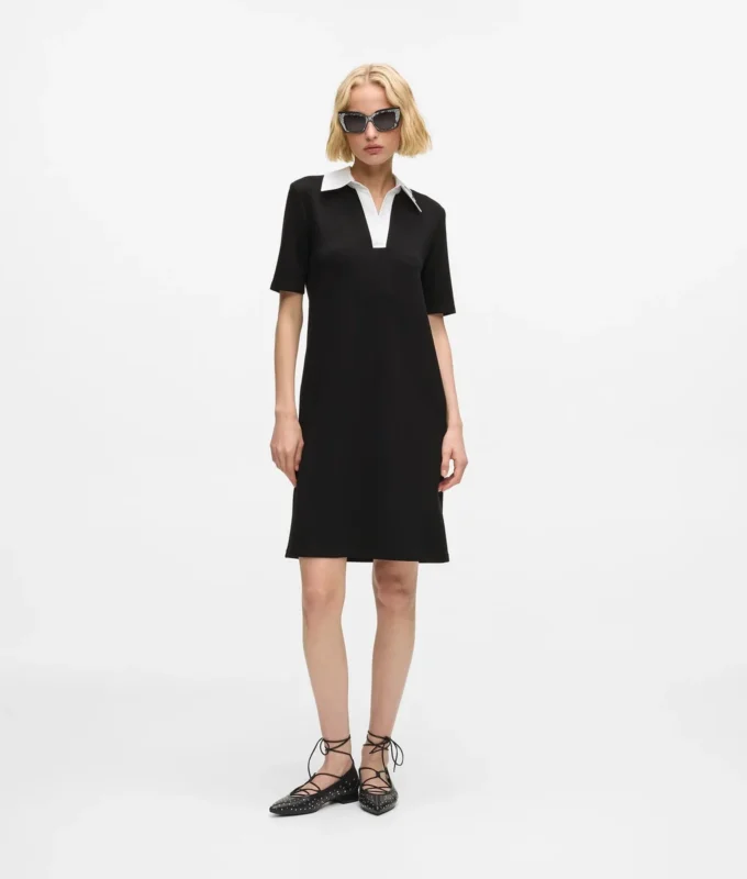 Polo-Kleid mit charakteristischem Kragen Polo-Kleid mit charakteristischem Kragen