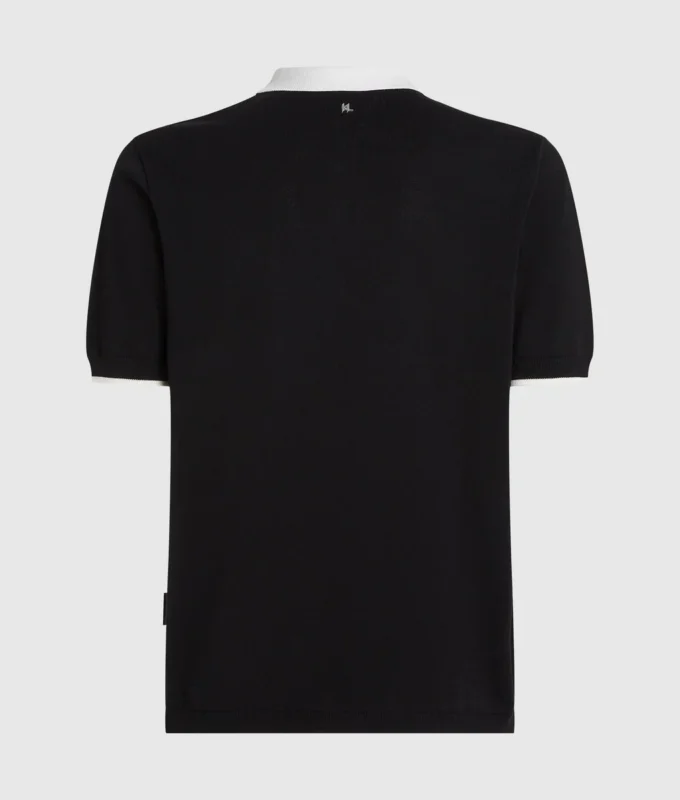 Polohemd mit kontrastierendem Kragen Polohemd mit kontrastierendem Kragen