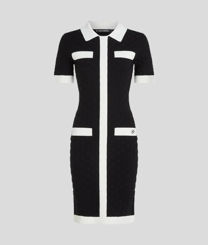 POLOKLEID MIT KONTRASTFARBIGER Paspelierung POLOKLEID MIT KONTRASTFARBIGER Paspelierung