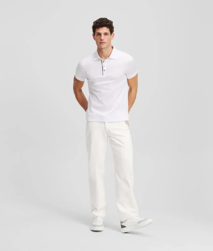 POLOSHIRT MIT DRUCKKNÖPFEN
