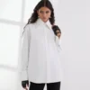 POPLIN-HEMD MIT DOPPELKRAUSE