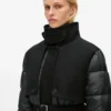 Pufferjacke aus Wollmischung
