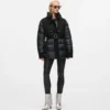 Pufferjacke aus Wollmischung