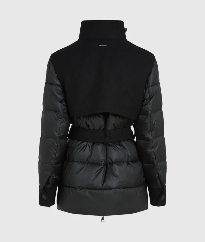 Pufferjacke aus Wollmischung