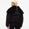 Pufferjacke mit Allover-Print