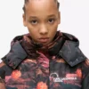Pufferjacke mit Allover-Print