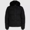 Pufferjacke mit Allover-Print