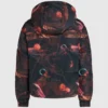 Pufferjacke mit Allover-Print