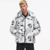 Pufferjacke mit durchgehendem Monogramm