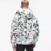 Pufferjacke mit durchgehendem Monogramm