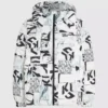 Pufferjacke mit durchgehendem Monogramm