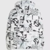 Pufferjacke mit durchgehendem Monogramm