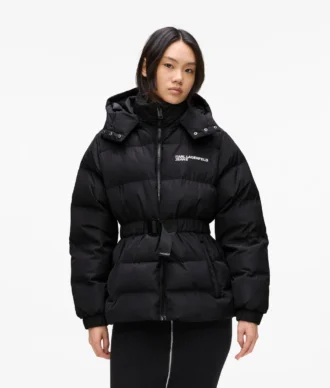 PUFFERJACKE MIT GÜRTEL
