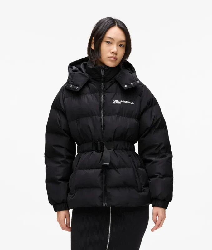 PUFFERJACKE MIT GÜRTEL