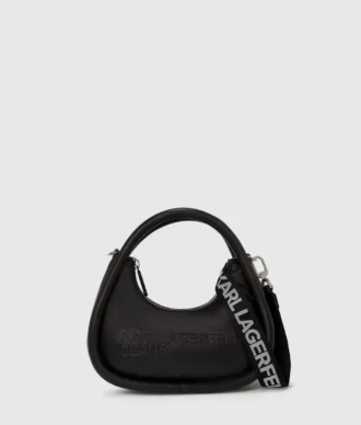 Puffige Handtasche mit Henkel