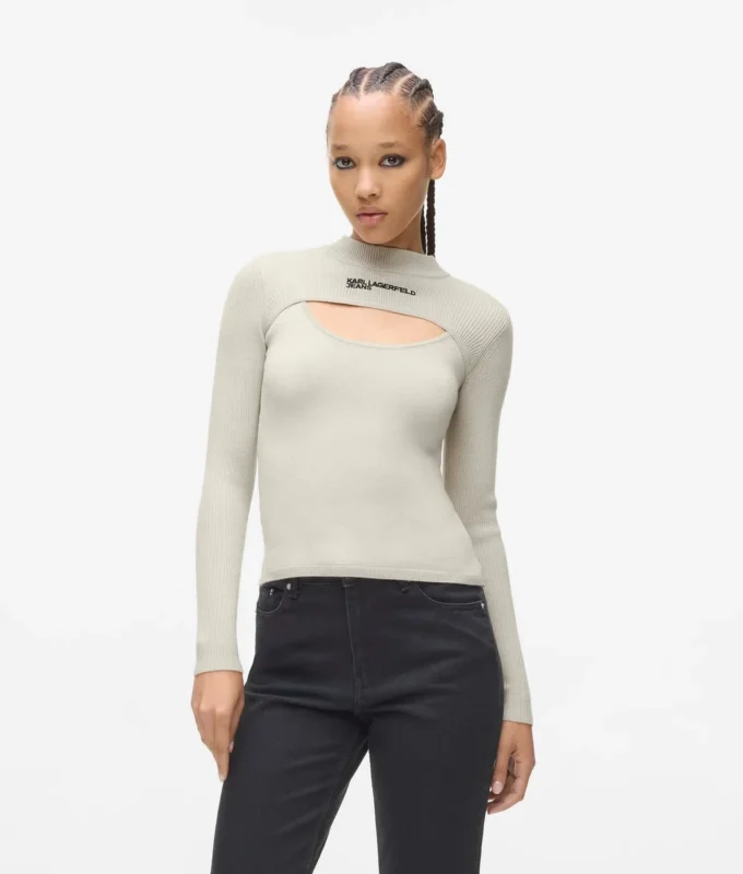Pullover mit Ausschnitt Pullover mit Ausschnitt