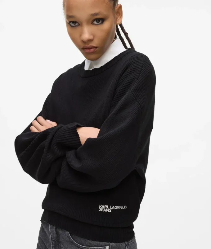 Pullover mit Ballonärmeln Pullover mit Ballonärmeln