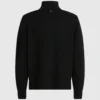 Pullover mit halbem Reißverschluss und Rollkragen Pullover mit halbem Reißverschluss und Rollkragen