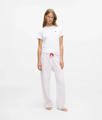 Pyjama-Set mit Herzprint