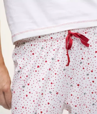 Pyjama-Set mit Herzprint