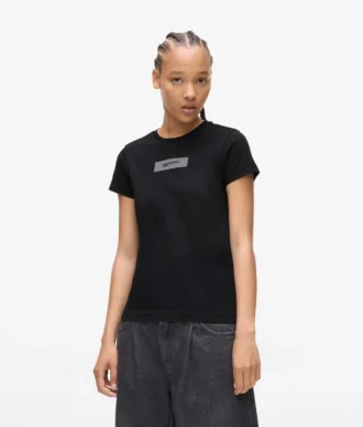 Reflektierendes Logo-T-Shirt