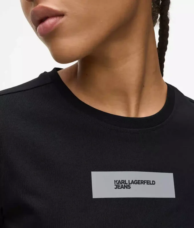 Reflektierendes Logo-T-Shirt