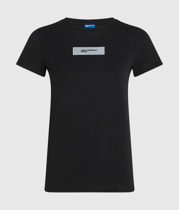 Reflektierendes Logo-T-Shirt