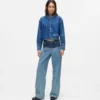 Relaxed-Fit-Jeans mit Farbblock