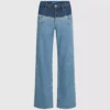 Relaxed-Fit-Jeans mit Farbblock