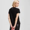 RHINESTONE IKON CHOUPETTE T-SHIRT MIT V-AUSSCHNITT